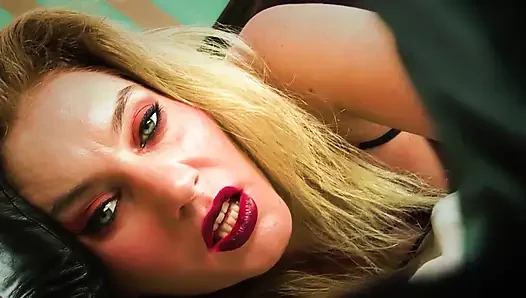 Zwischen ihrem oberschenkel