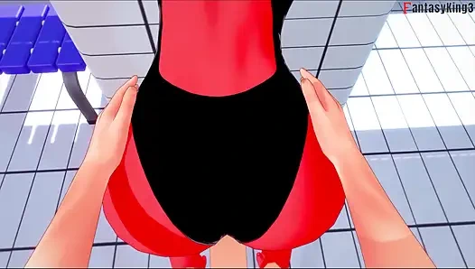 Meru the succubus Bikini POV sex