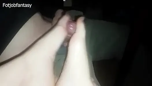 Ein Heißer Fußjob Nach Der Arbeit!!