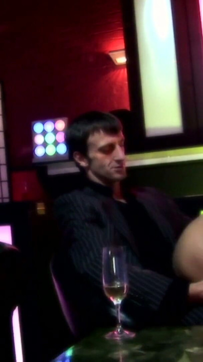 Hot chicks are ready to please their customers in a club at the same time | Clip 1