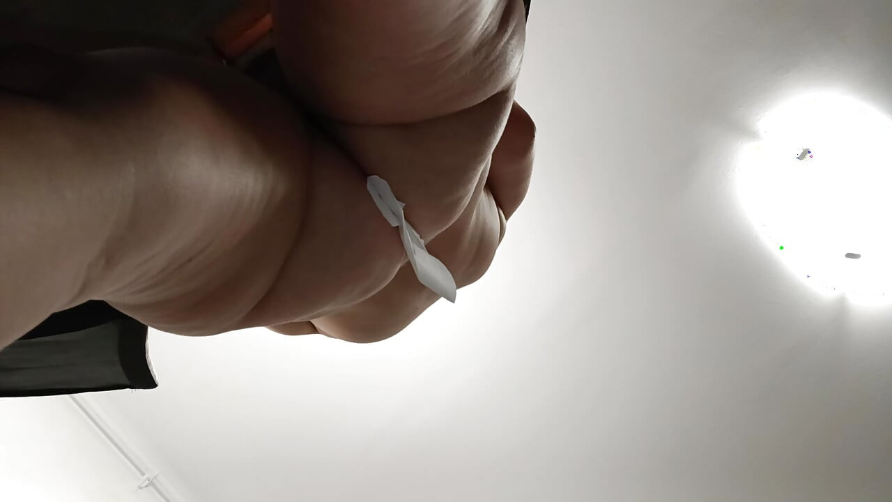 Sexy wife does housework naked. Brunette hairy pussy, big ass, big tits. Sexy wife massages herself with a vibrator.
