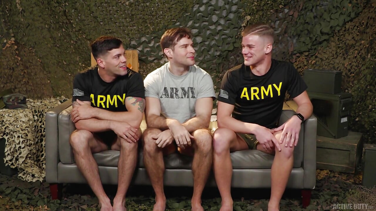 Activeduty - Booty Packing Soldiers Hardcore Railed by Big Cock Hunk
