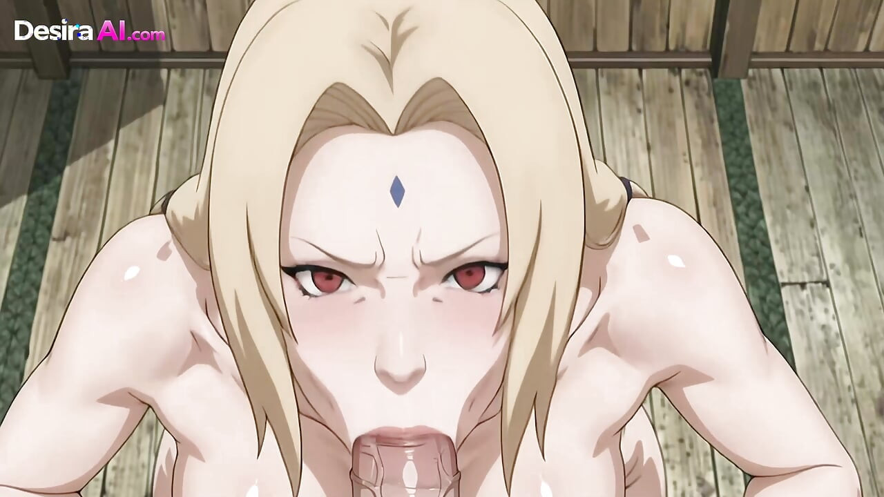 Rosto de Hentai MILF enterrado em porra quente e grossa - IA Gerada