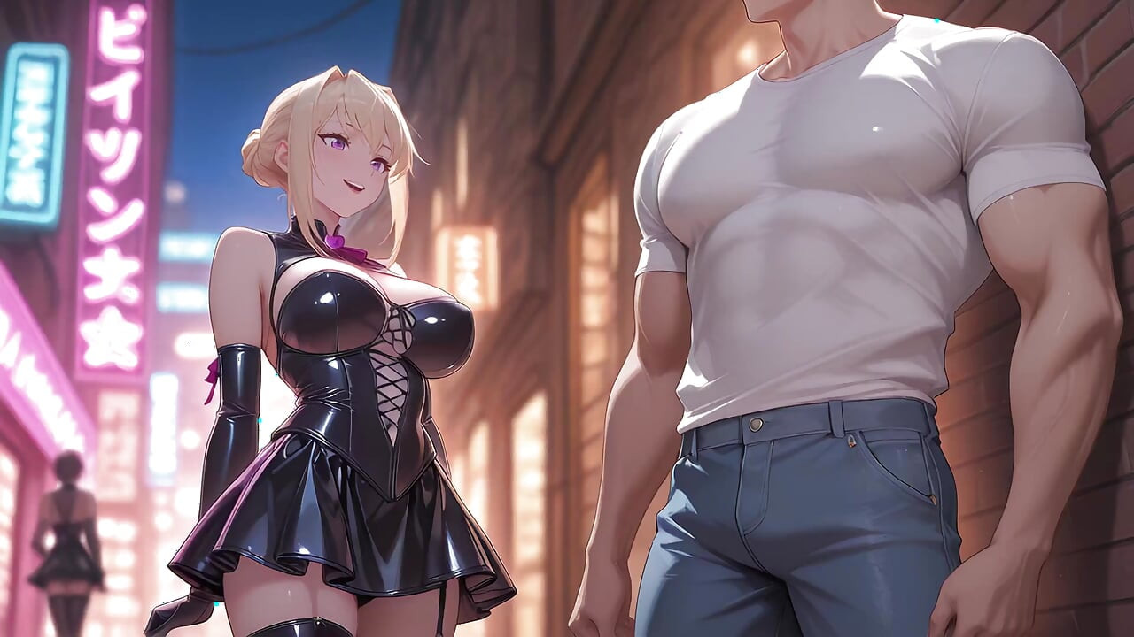 Sylvia Caught a Guy with a Huge Cock and Fucked Him Hard - Hentai Cosplay of Sylvia Van Hossen
