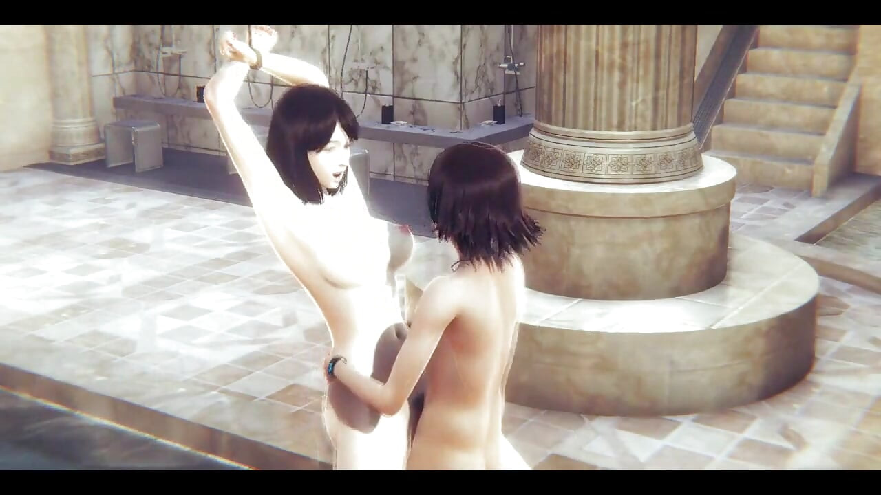 Hentai 3D Uncensored - Couple Having Sex in Spa - Japanese Asian Manga Anime Film Game Porn