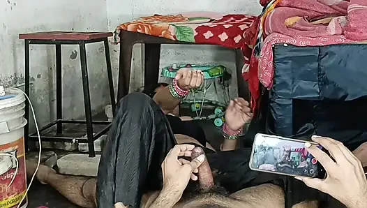 In a new style, ass pussy fucking cock, sucking the pussy, sucking the breast, taking the milk out of the breast and sitting on the penis in doggy style, lying straight on the Hindi audio.