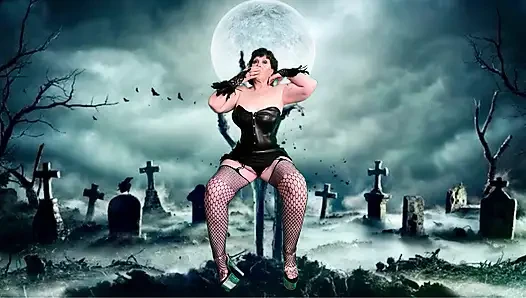 Бабушка Кармен в пятницу после обеда соло обратно в черном большом черном трах с дилдо и оргазмы 11626Solo