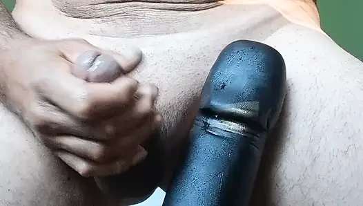 Anal mastrubation and cum