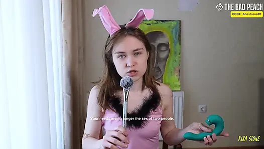 Gerçek orgazm, seks oyuncakları, edepsiz konuşmalar. Bad Peach. Inceleme