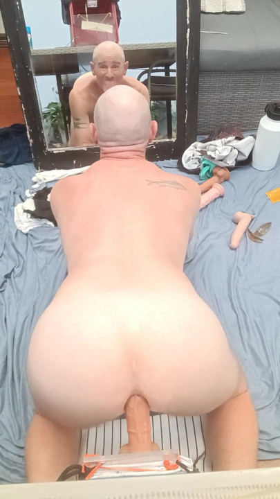 Dildo fucking myself