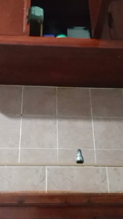 My mother-in-law in the kitchen shows transparent panty | Clip 1
