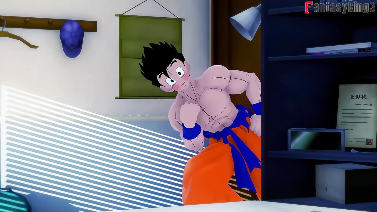 Goku Videl'i tatmin etmiyor, bu yüzden Gohan ona yardım ediyor - Dragon Ball Zex Series
