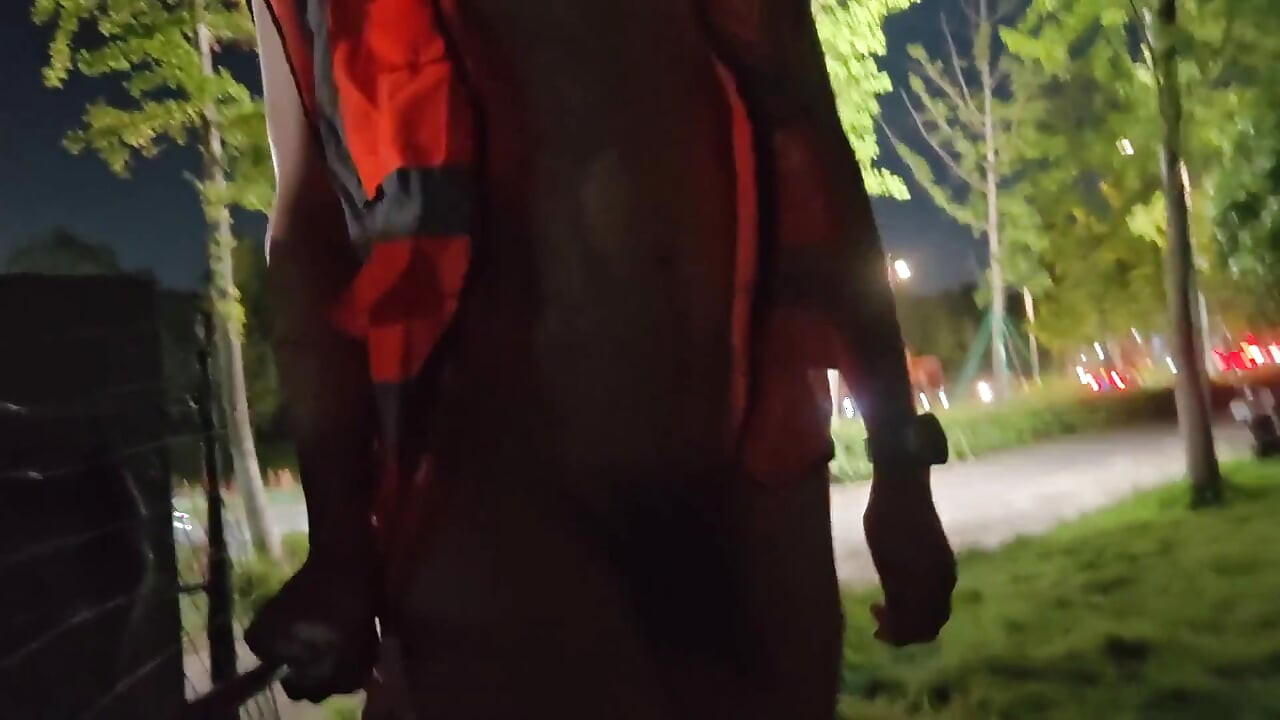 Naked Patrols at Construction Sites, Leaving Sperm Beside Busy Public Roads