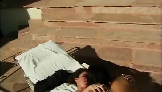 Adorable MILF Facialized by the Pool