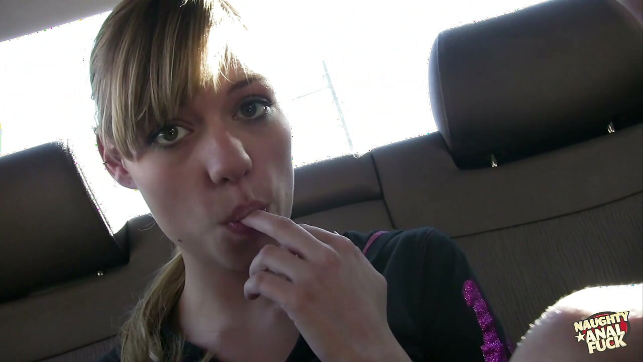 A blonde engages in oral sex in the toilet and then has intense anal intercourse.