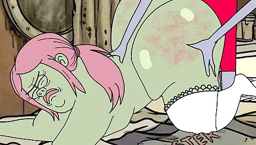 Regular show parody - benson nahm seine affäre mit CJ, Starla und Eileen auf, zusammenstellung