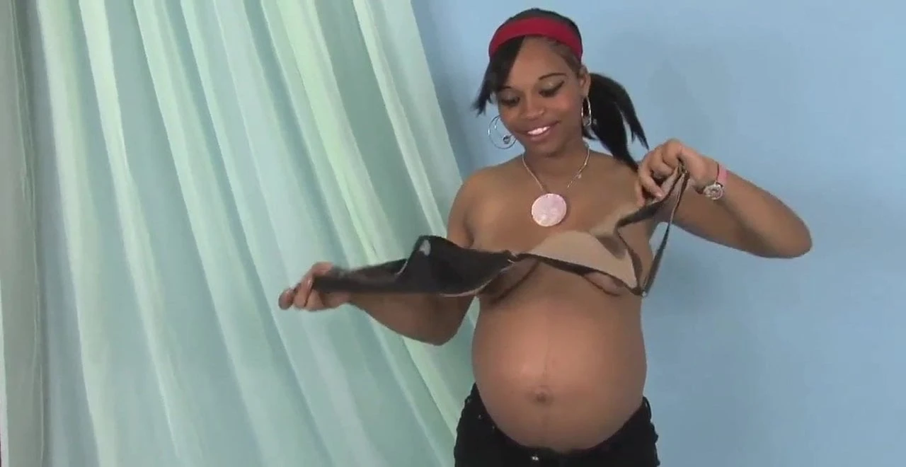 Ebony pregnant