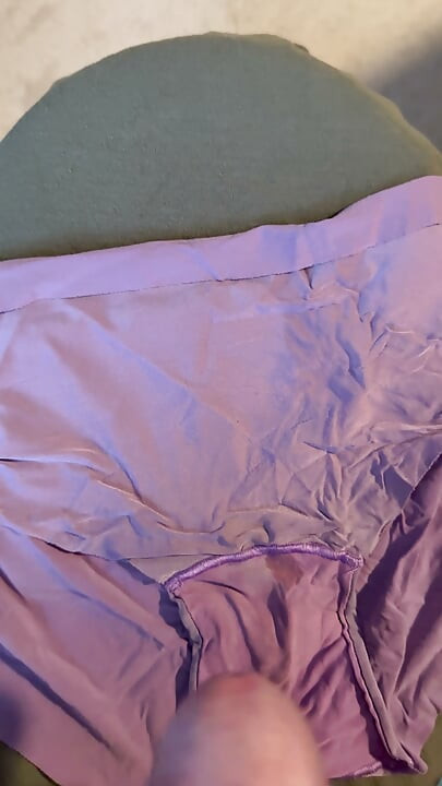 Cum on wife’s panties 32