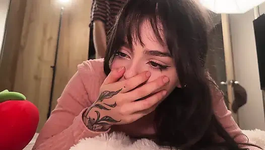 Şımarık üvey kızımla unutulmaz seks