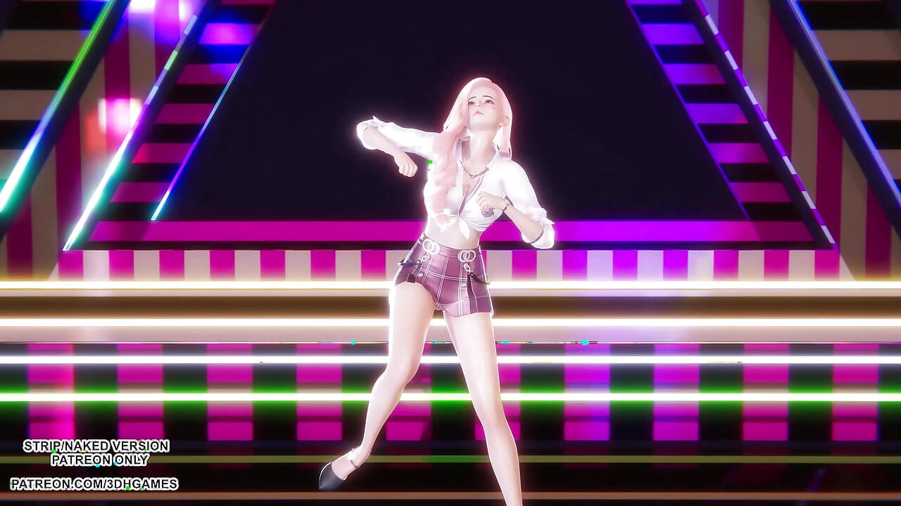 MMD NewJeans - ASAP - Seraphine Sexy Kpop Dance League of Legends Hentai Uncensored 4K 60FPS