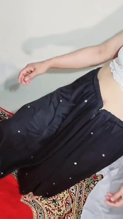 Emotional moment from "Arabic sexy hot girl wearing black hijab in house doing sensual dance, Desi Indian slut Amrozia"