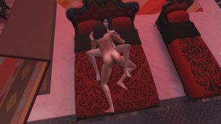 Sims 4 ação lésbica