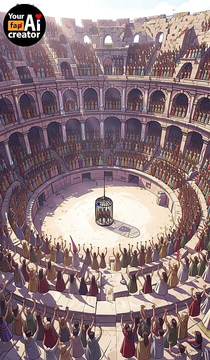 Fete realiste, frumoase futanari fut tare tipi cu pule lor uriașe în arena Colosseum. Diverse poziții, orgii