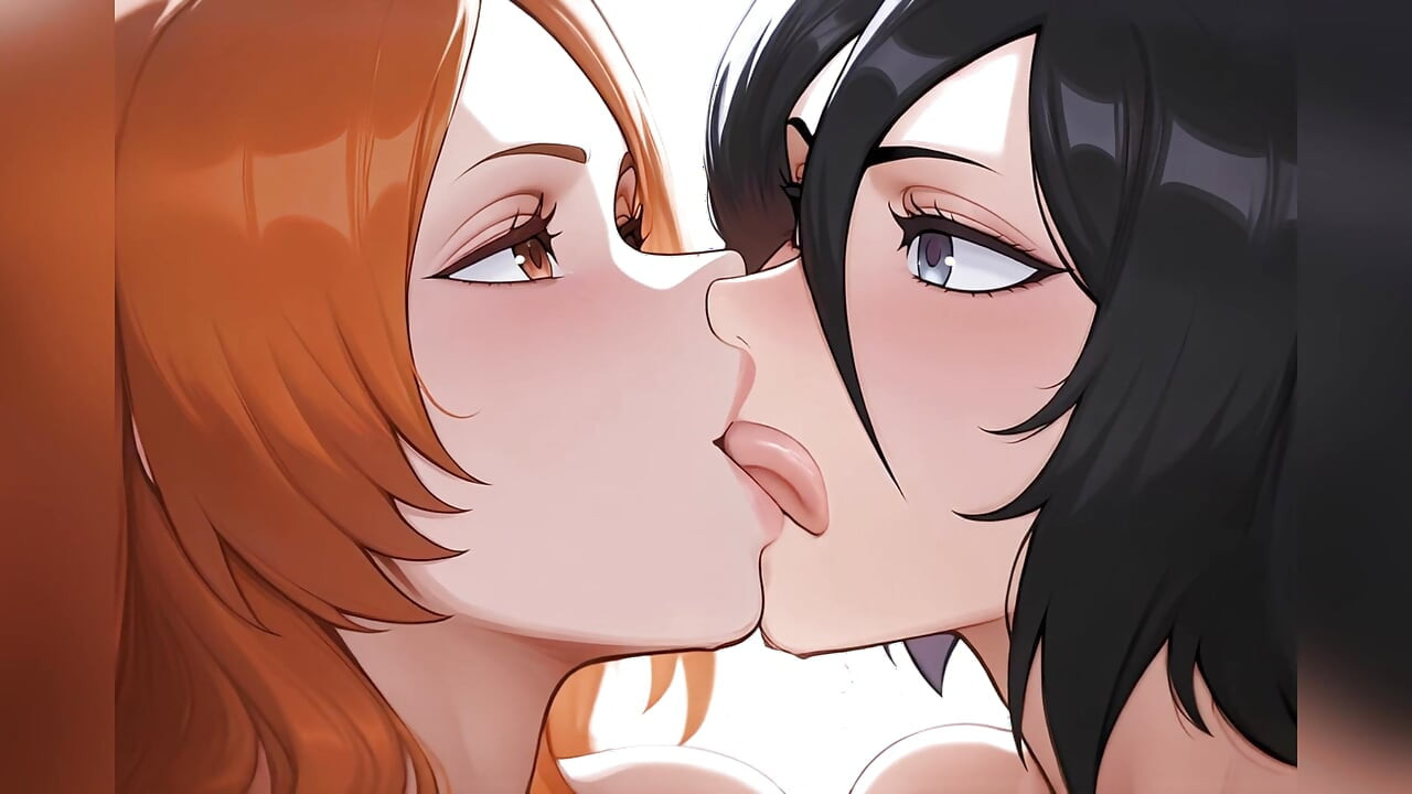 Rukia X Orihime Yuri Lesbian Sex - Bleach Hentai