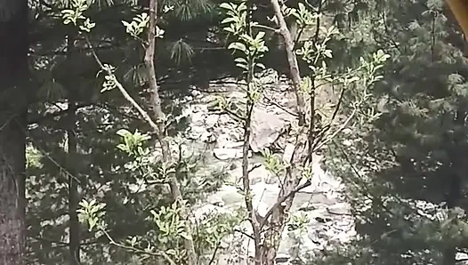 Son bölüm - ormanda yabancı bir kızla açık havada seks