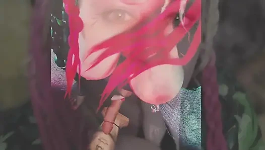 Die Geschichte des hetero-typen, besessen von den süßen mädchen, in der göttin Lana starrt