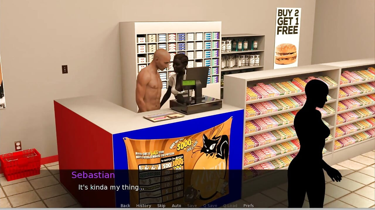 ATM Adventures -4 - Gameplay - Roleplay - Shop Clerk Gets Anal and Stomach Bulge