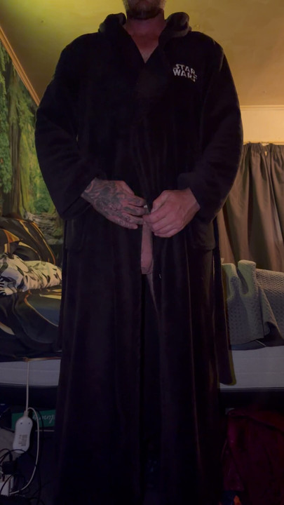 Let’s see what’s hiding under the gown.