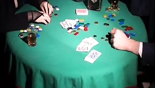 Red hair milf fucking on the power table...cum in mouth