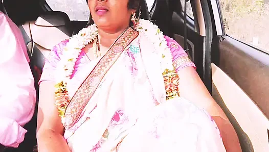 Video rekaman seks tante seksi india dengan kain sosis pink lagi asik ngentot sama teman laki-lakinya sendiri Telugu Firty Talks.