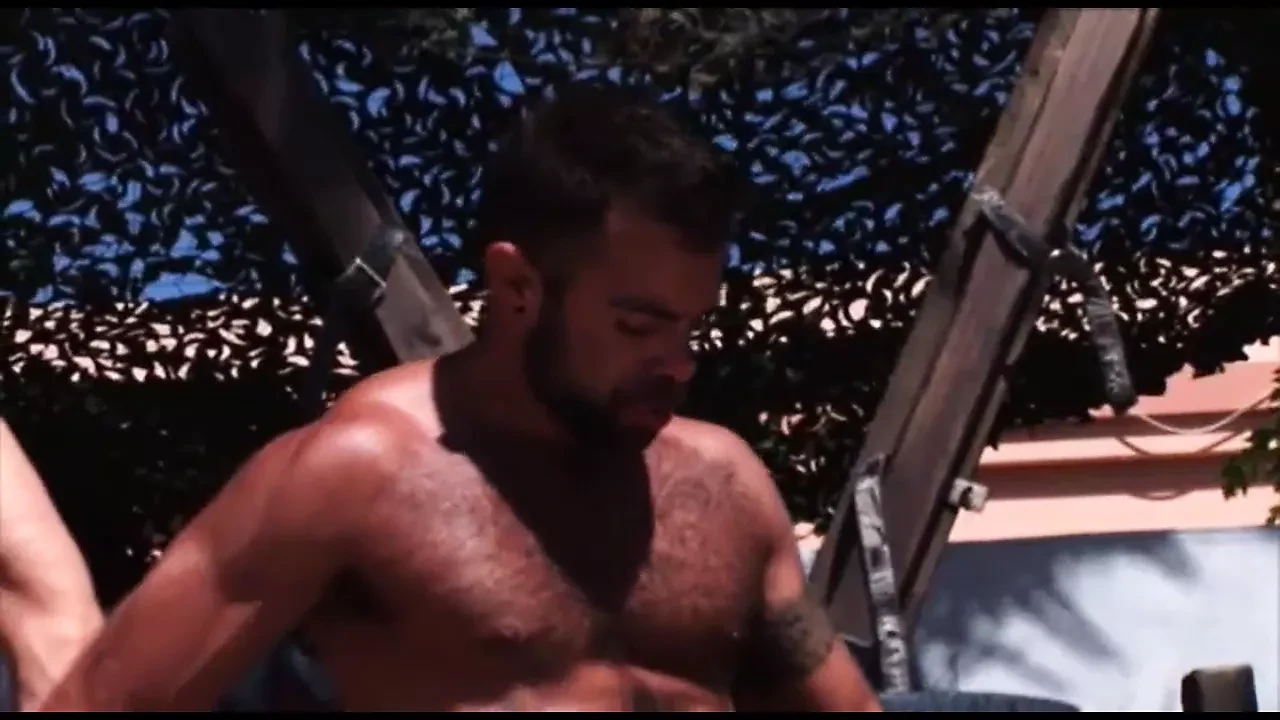 Hairy stepdaddies, hot orgy