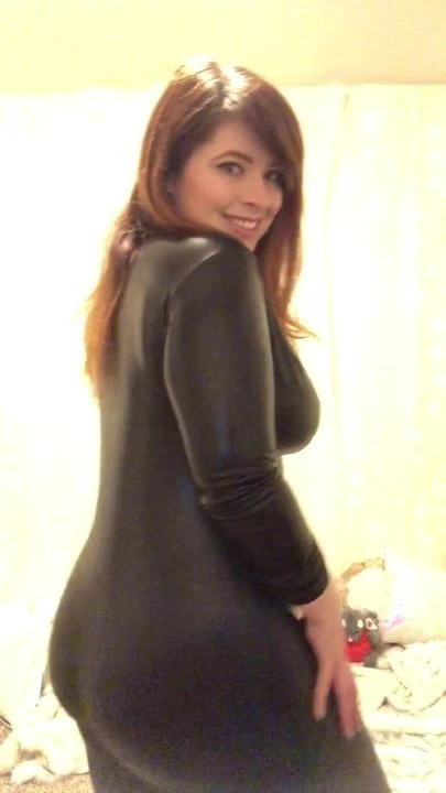 BBW In Latex Bodysuit