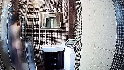 Hot Petite Girl Stella Taking a Shower