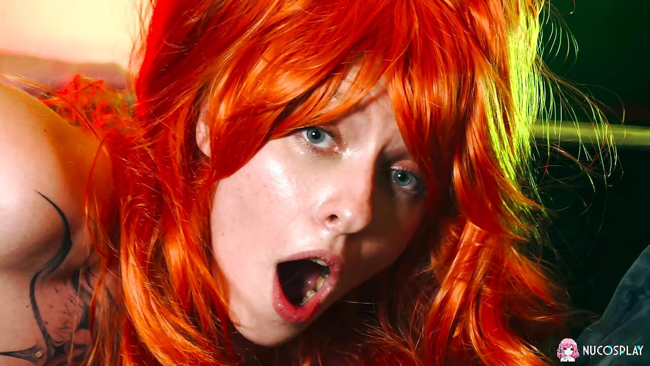 Naughty redhead slut Stella Bliss is fucked by a hard cock.