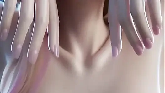 Tarian sensual Ahri (GAIN - paradise lost) hentai tanpa sensor AI generated