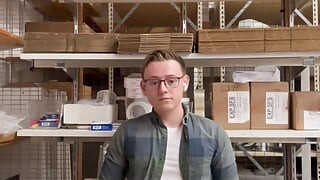 Playing in the stockroom