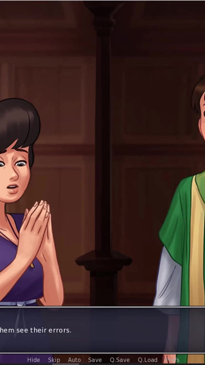 Summertime saga: the nurse helped Johannes