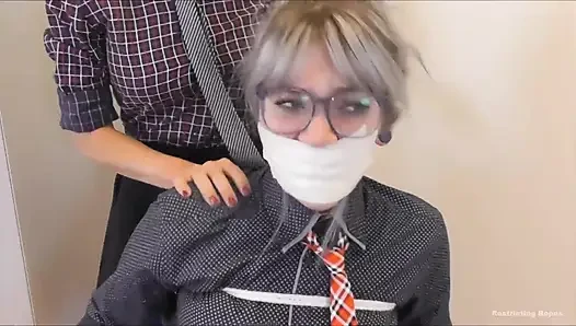 Luna Grey & Violet Haze - corporate bitches payback hD
