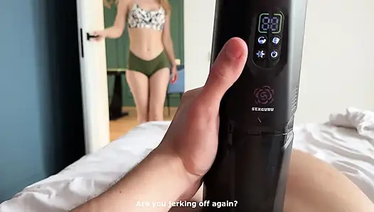 Der mund meiner freundin ist der beste Stresslöser.