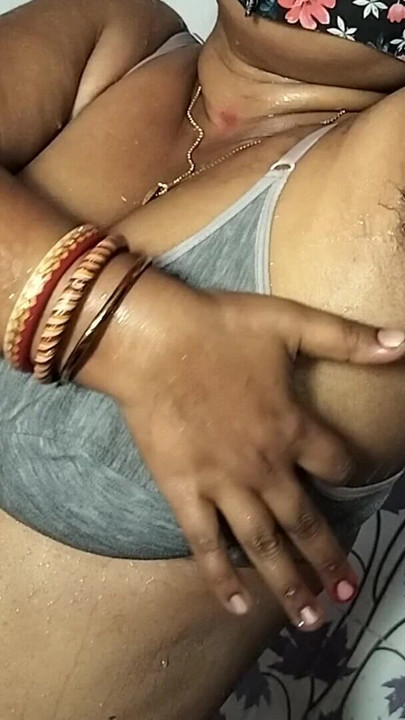 Powerful moment from "My sexy wife oil massage on her sexy belly in kitchen room"