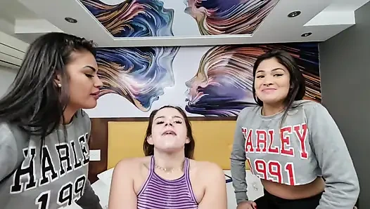 Tükürme grup seks partisi aşırı tükürme