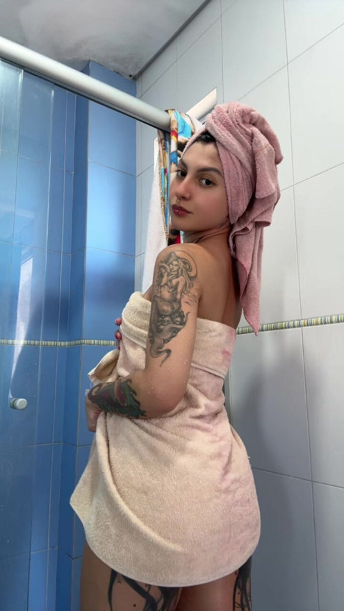 just a towel