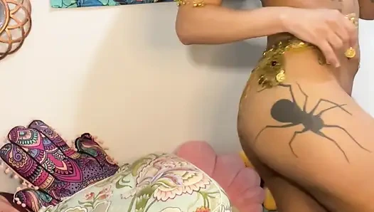 Sword sexy dance by hairy goddess