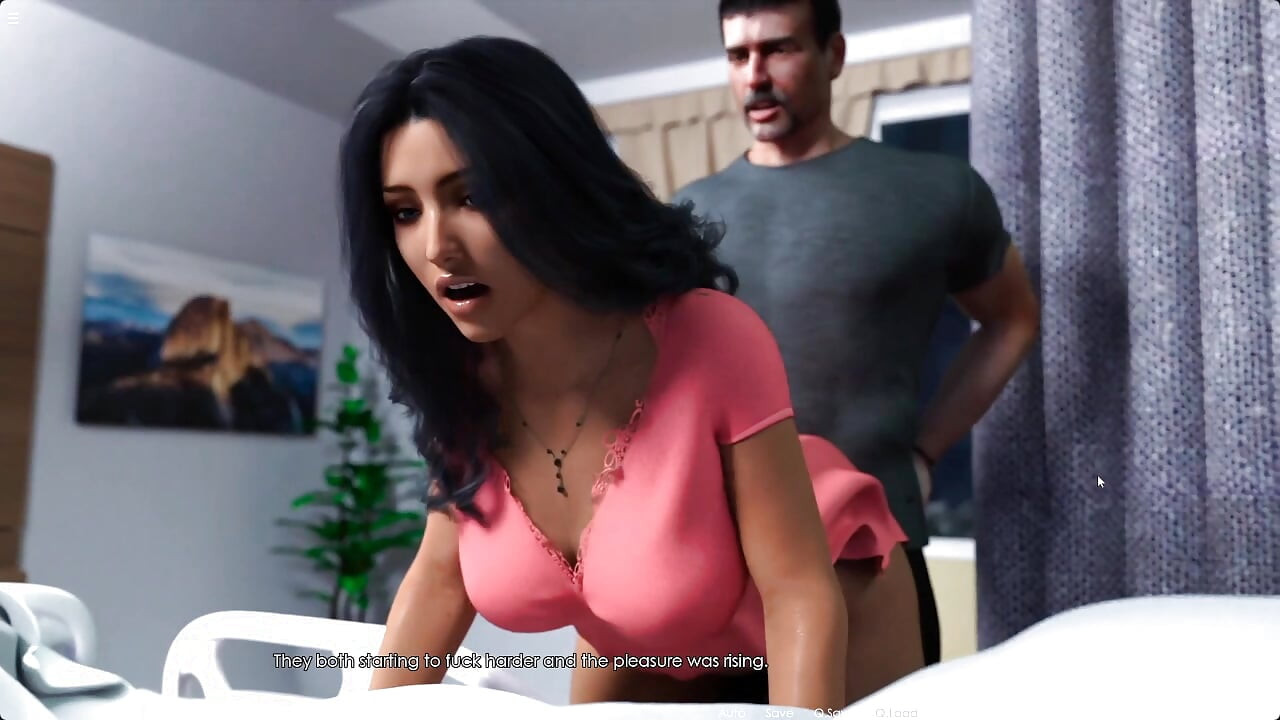 Father In Law Fucking Stepson Cheating Girlfriend Pussy Infront Of Him In Hospital