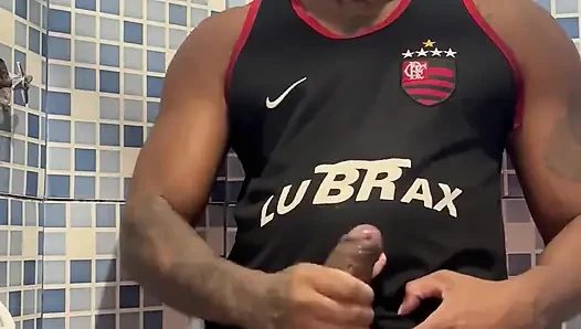 Flamengo Gömleğiyle Boşalma