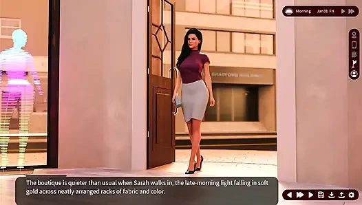 Whispers of Desire 22 Sarah Showed Her Boobs to the Boutique Assistant Louis